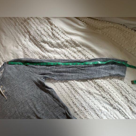 Men’s Cotton Thermal Henley long sleeve tshirt - Picture 6 of 8